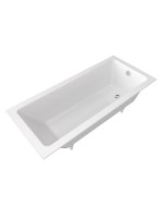 Ванна из искусственного камня Triton Сириус 170x70 см, встраиваемая, белая, на ножках