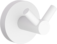 Крючок DEKOR BANYO Alina White A40 408 05 матовый белый, на шурупах Крючок DEKOR BANYO Alina White A40 408 05 матовый белый, на шурупах