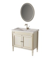 Мебель для ванной комнаты Caprigo Albion 90 напольная, светлый беж