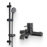 Душевой комплект Смеситель Orange Karl M05-100b + Гарнитур OS132b