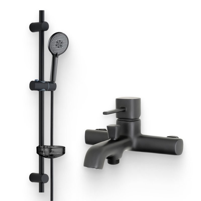 Душевой комплект Смеситель Orange Karl M05-100b + Гарнитур OS132b