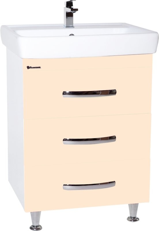 Мебель для ванной комнаты Bellezza Рокко 60 напольная, бежевая