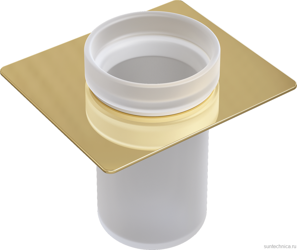 Стакан для ванной Boheme Space 10966-G-TUM золото, стеклянный