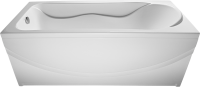 Акриловая ванна EUROLUX Akra 160x70 см, пристенная, белая, с каркасом, 160х70, с каркасом