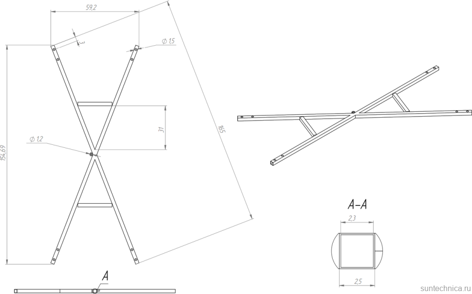 Акриловая ванна EUROLUX Akra 160x70 см, пристенная, белая, с каркасом, 160х70, с каркасом