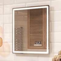 Зеркало Vigo Geometry Media 044 60 с подсветкой, с антизапотевателем