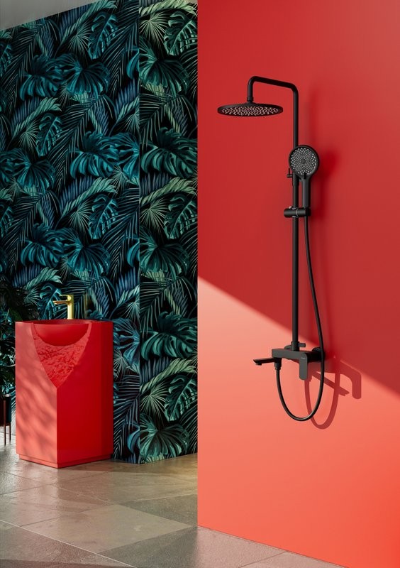 Душевая стойка Raglo R03.24.06 черный