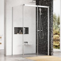 Душевой уголок Ravak Matrix MSDPS R 100х80 Transparent, профиль хром