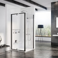 Душевой уголок Ravak Pivot PDOP2 110х80, Transparent, профиль черный