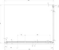 Душевой уголок Ravak Pivot PDOP2 110х80, Transparent, профиль черный