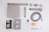 Душевой комплект Abber Daheim AF8250SP С ВНУТРЕННЕЙ ЧАСТЬЮ, сатин