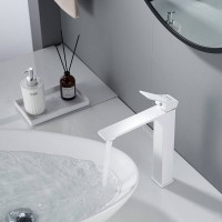 Смеситель для раковины Shevanik S6111C белый Смеситель для раковины Shevanik S6111C белый