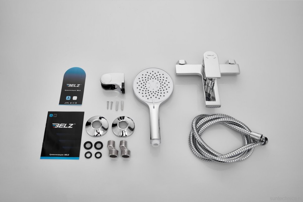 Смеситель для ванны с душем BELZ B679 B60679 хром