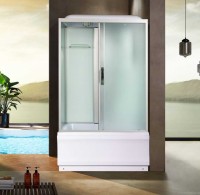 Душевая кабина River Vitim 120/80/50 МТ с высоким поддоном, с сиденьем