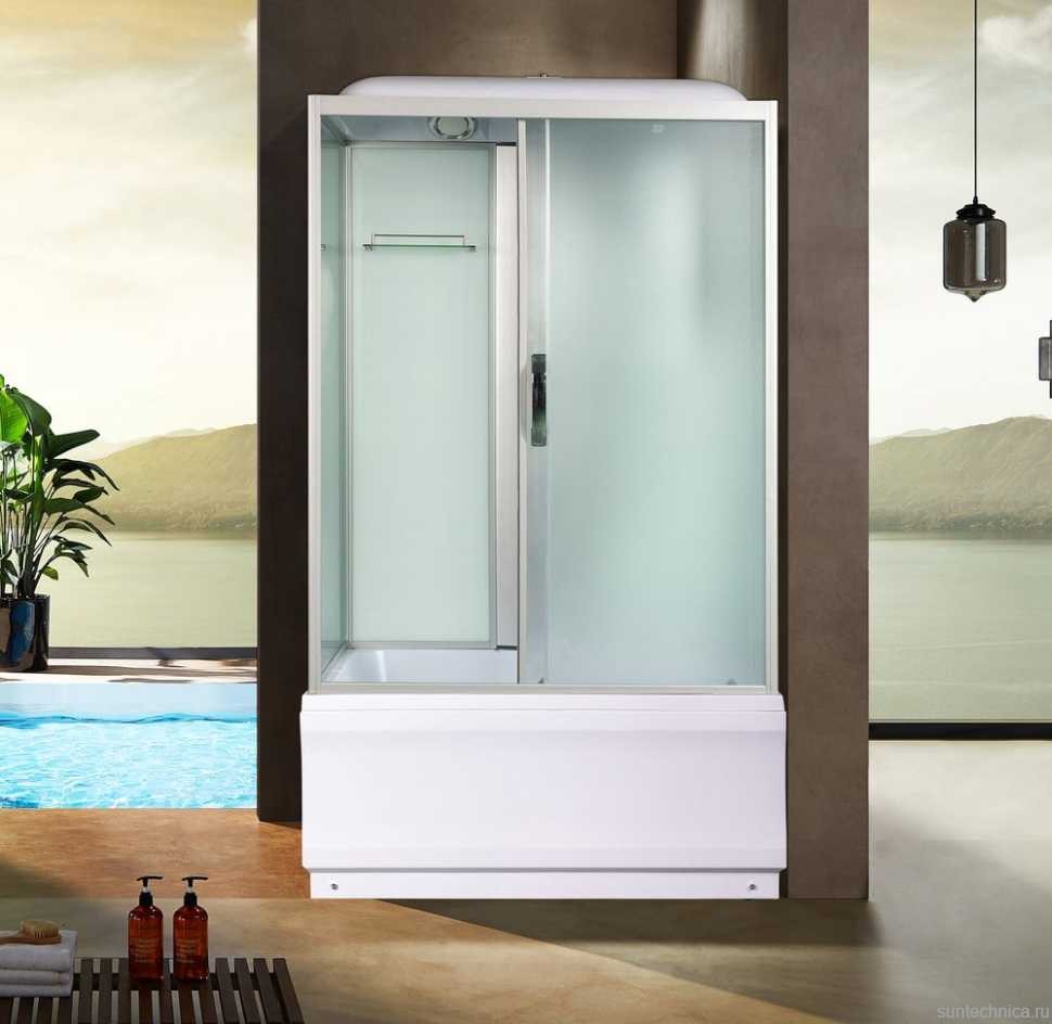 Душевая кабина River Vitim 120/80/50 МТ с высоким поддоном, с сиденьем