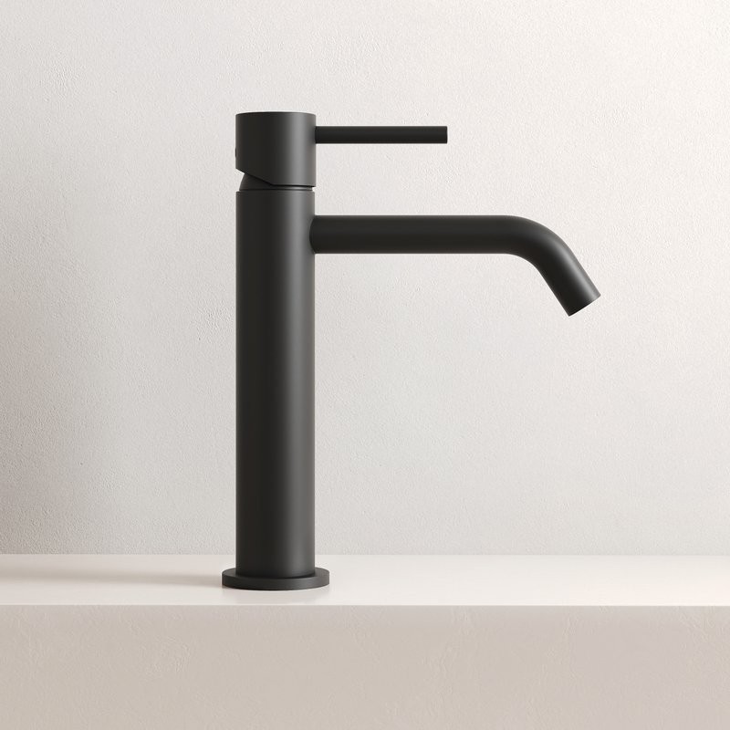 Смеситель для раковины Sancos Etna, черный матовый, SC9003MB