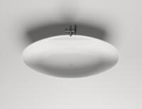 Ванна из искусственного камня Salini Diva S-Sense 180x85 см, отдельностоящая, белая, овальная, со сливом-переливом, с донным клапаном