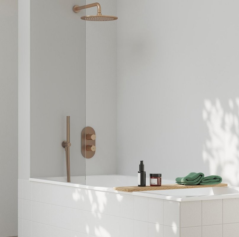 Кронштейн для верхнего душа Ravak 702.61RGB розовое золото