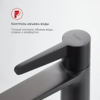 Смеситель для раковины Raglo R32.10.09, графит Смеситель для раковины Raglo R32.10.09, графит