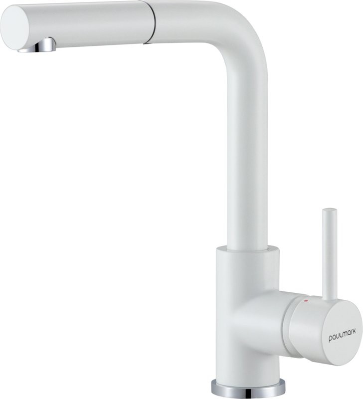 Комплект Мойка GranFest Quarz Z09 белый + Смеситель Paulmark Kassel Ka214311-431TW белый