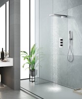 Душевой комплект SantiLine SL-9019 хром, С ВНУТРЕННЕЙ ЧАСТЬЮ