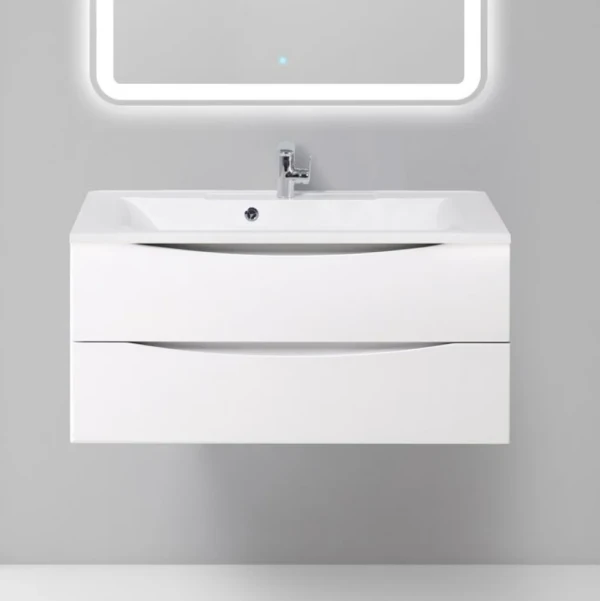 Тумба под раковину BelBagno Marino 100 bianco lucido, подвесная