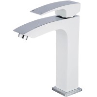 Смеситель для раковины Gappo G1007-78 белый, хром Смеситель для раковины Gappo G1007-78 белый, хром