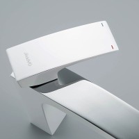 Смеситель для раковины Gappo G1007-78 белый, хром Смеситель для раковины Gappo G1007-78 белый, хром