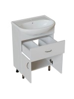 Тумба для ванной "МИСТРАЛЬ-60" под раковину Уют-60 (Rosa) (ПВХ)