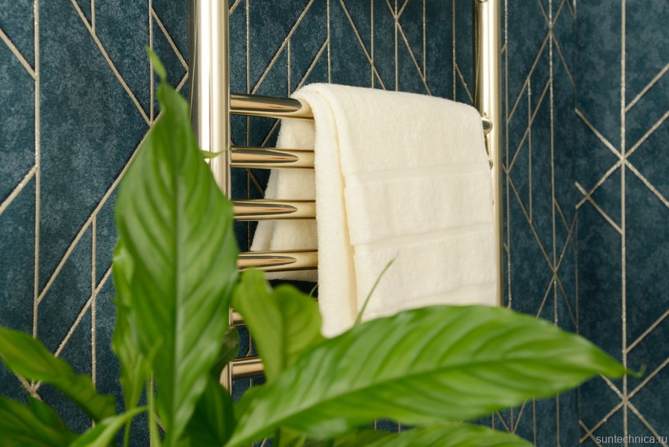 Полотенцесушитель электрический Сунержа Богема 3.1 00-6003-6040 70x45 см, подключение справа, без покрытия, лесенка