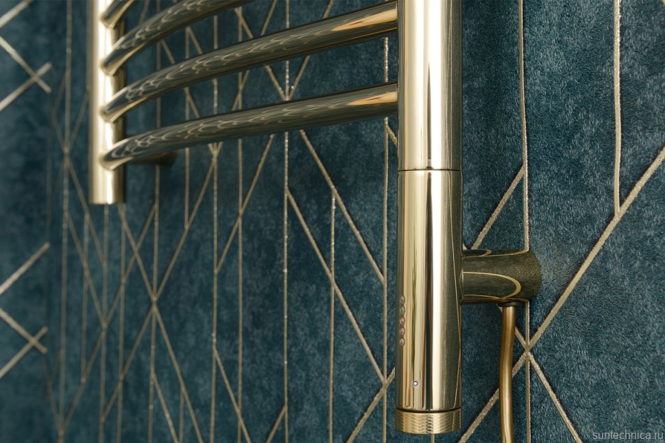 Полотенцесушитель электрический Сунержа Богема 3.1 00-6003-6040 70x45 см, подключение справа, без покрытия, лесенка