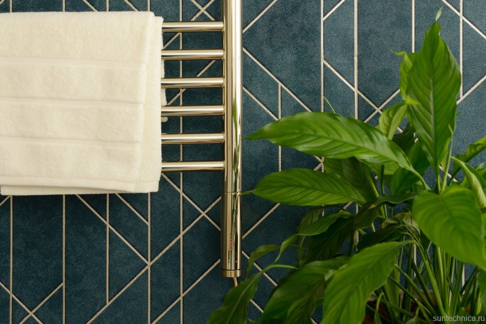 Полотенцесушитель электрический Сунержа Богема 3.1 00-6003-6040 70x45 см, подключение справа, без покрытия, лесенка