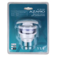Донный клапан для раковины AZARIO 00085933 универсальный, белый