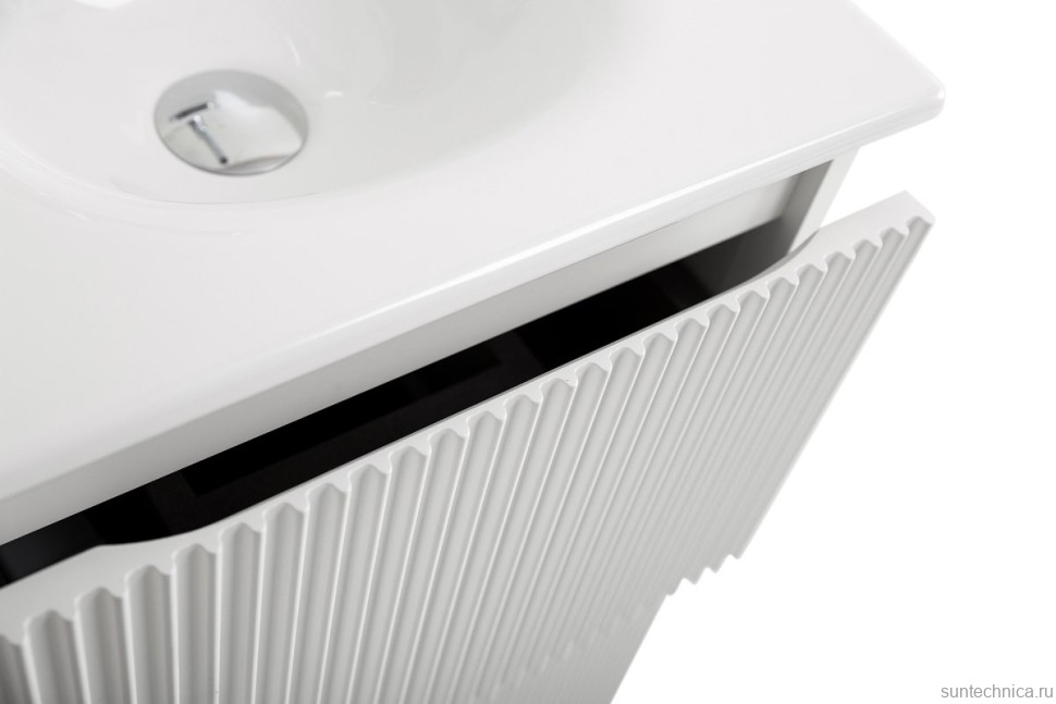 Тумба с раковиной BelBagno Uno-mini 40 подвесная, 2 ящика, bianco opaco