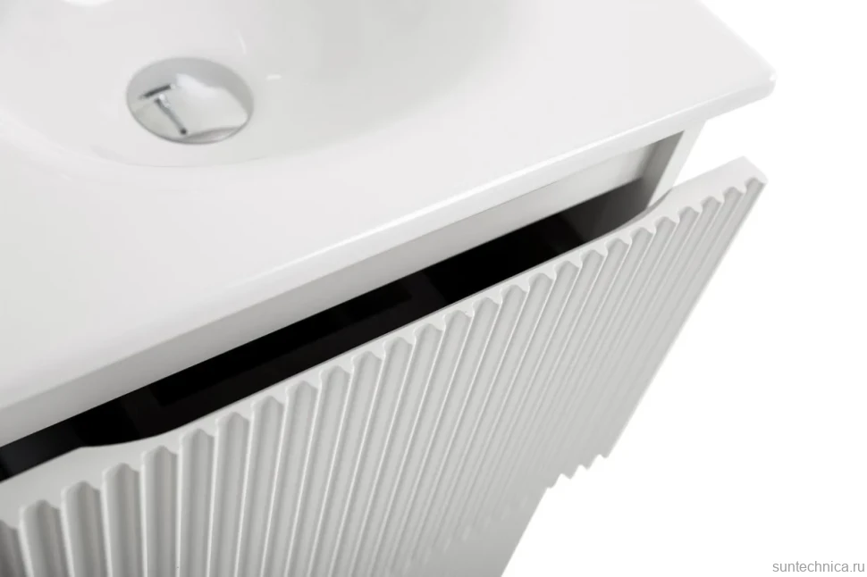 Тумба с раковиной BelBagno Uno-mini 40 подвесная, 2 ящика, bianco opaco
