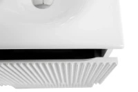 Тумба с раковиной BelBagno Uno-mini 40 подвесная, 2 ящика, bianco opaco