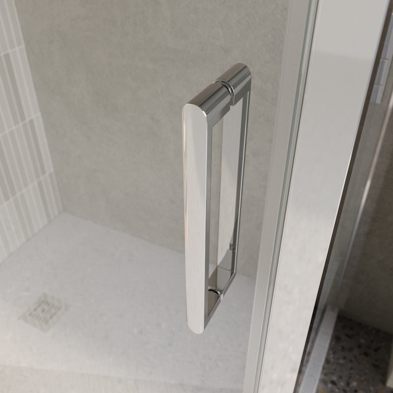 Душевой уголок BelBagno Luce A-1-100/100-C-Cr профиль хром, стекло прозрачное