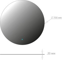 Мебель для ванной комнаты Onika Айленд 70 подвесная, графит, дуб крафт золотой