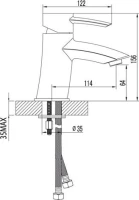 Смеситель для раковины Lemark Atlantiss LM3206C Смеситель для раковины Lemark Atlantiss LM3206C