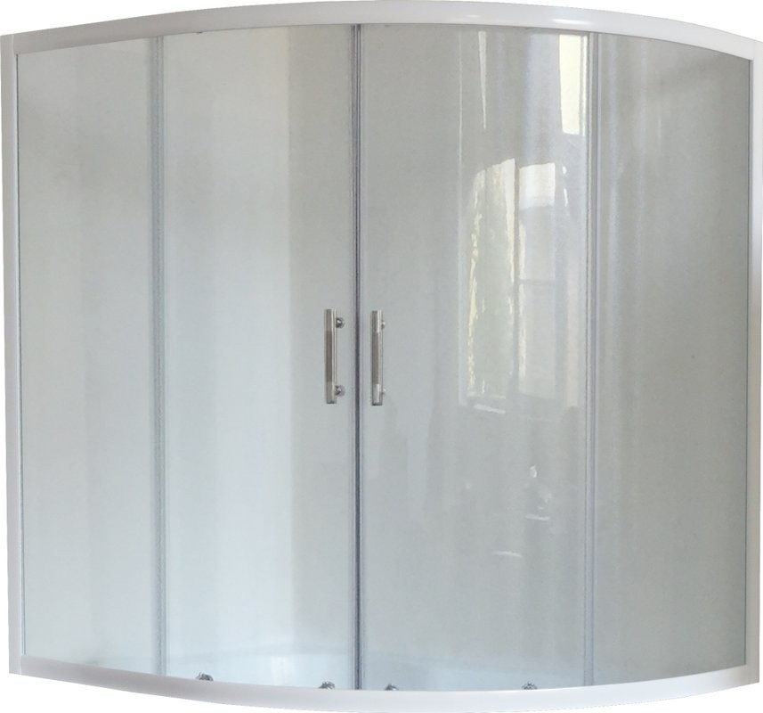 Шторка на ванну Royal Bath Alpine RB150ALP-T, 150 см прозрачное стекло