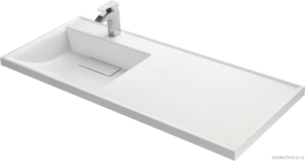 Тумба с раковиной AQUATON Лондри 60 L, дуб кантри, белый