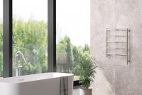 Полотенцесушитель электрический Сунержа Галант 3.1 00-6001-6050 70x55 см, подключение справа, без покрытия, лесенка