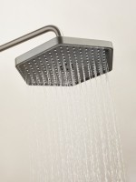 Душевая стойка Haiba HB24726-3 с термостатом, оружейная сталь