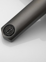 Душевая стойка Haiba HB24726-3 с термостатом, оружейная сталь