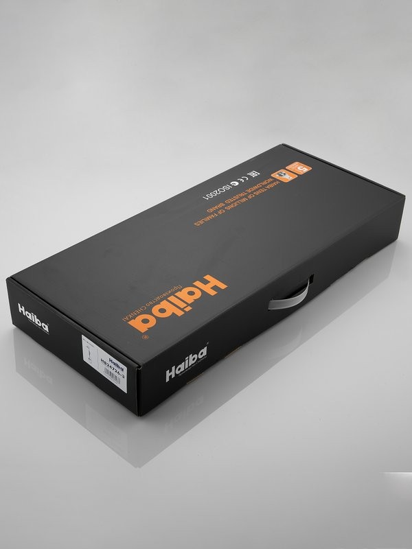Душевая стойка Haiba HB24726-3 с термостатом, оружейная сталь