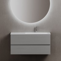 Тумба с раковиной Sancos Folk 100 R ergraut soft