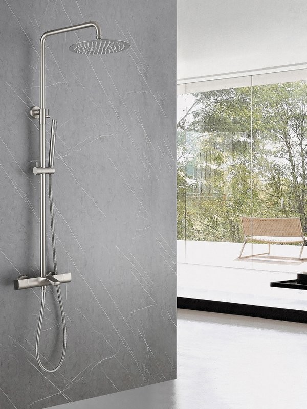 Душевая стойка Abber Thermostat AF8516SPL сатин