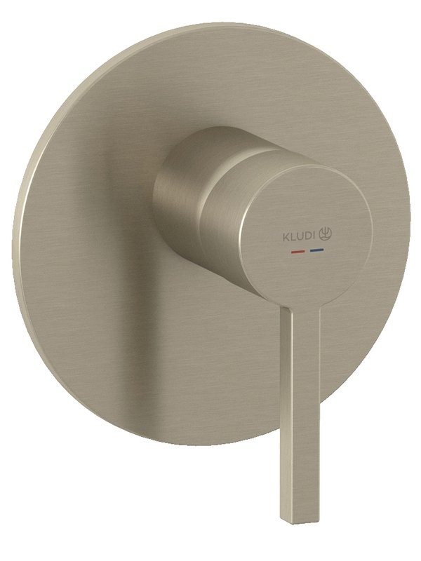Встраиваемый смеситель для душа и ванны Kludi Nova Fonte 20755N515 С ВНУТРЕННЕЙ ЧАСТЬЮ, брашированный никель PVD