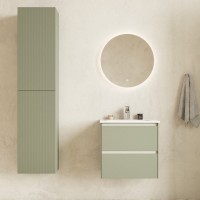 Мебель для ванной комнаты Roca Ona Olive 60 оливковая матовая, раковина 32799E000