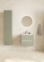 Мебель для ванной комнаты Roca Ona Olive 60 оливковая матовая, раковина 32799E000